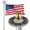 Silver, variant on Yescom Bravery 20ft 13 Gauge Sectional Flag Pole with Solar Light Outside House, Silver