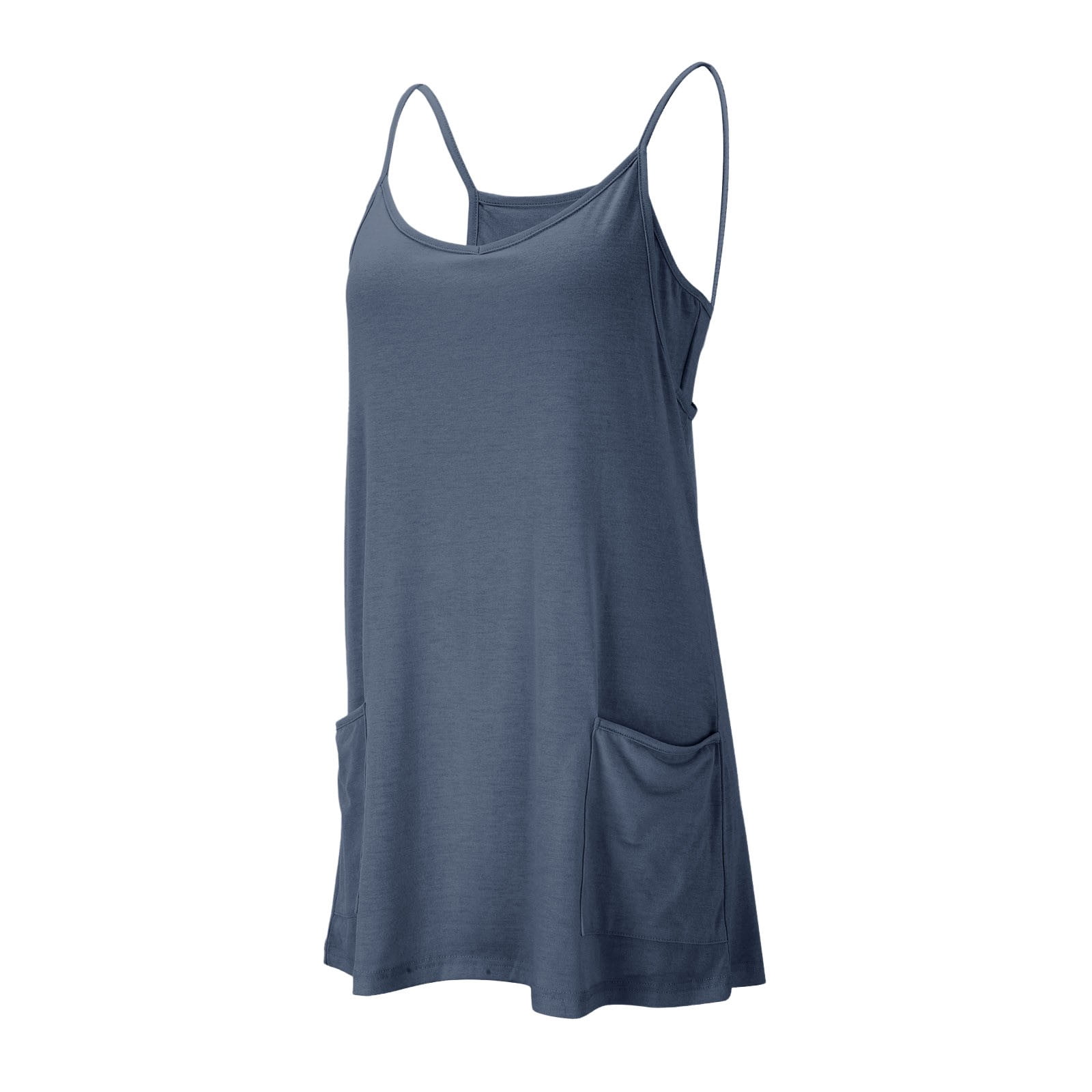 GILIGEGE Womens Athletic Dress Hot Shot Mini Dress Built In Shorts Summer Workout Romper Dress 2025 Trendy Outfit Workout Romper Dress with Shorts Sleeveless Spaghetti Straps Athletic Vacation
