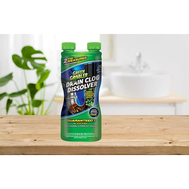 Green Gobbler GGDIS2CH32 32 oz. Dissolve Hair and Grease Clog Remover for  sale online