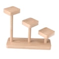 thumbnail image 2 of Tnarru Wooden Display Riser Collectibles Display Shelf Reusable Showcase Desktop Display Rack for Model Perfume Cosmetic Countertops C, 2 of 8