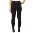 thumbnail image 2 of Kirkland Signature Womens French Terry Leggings, Black, Large, 2 of 3