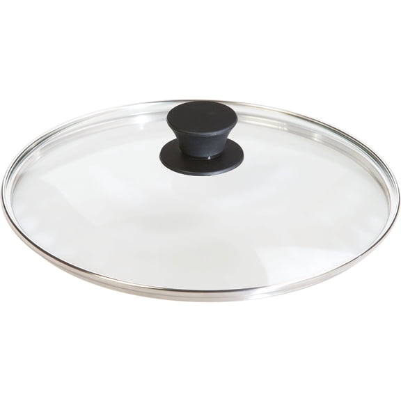 Lodge Glass Pot Lid Replacement - Clear Glass Lid - 2" H x 10.25" W x 10.25" D — Residential Use, Standard Application