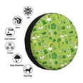 thumbnail image 4 of Fotbe St. Patrick's day1 Pattern Spare Tire Cover Thickening Universal Fit for Jeep, Trailer, RV, SUV, Truck, Tough Tire Wheel Soft Cover-17 inch, 4 of 6