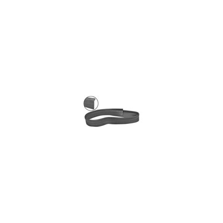 Parts Radiator Support - MACs Auto Parts 41-36366 - Radiator Support To Hood Seal - Black Rubber - All Engines - Falcon