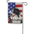 thumbnail image 6 of GZHJMY Beautiful Border Collie American Flag Garden Flag 28 x 40 Inch Vertical Double Sided Welcome Yard Garden Flag Seasonal Holiday Outdoor Decorative Flag for Farmhouse Party Yard Flags, 6 of 6