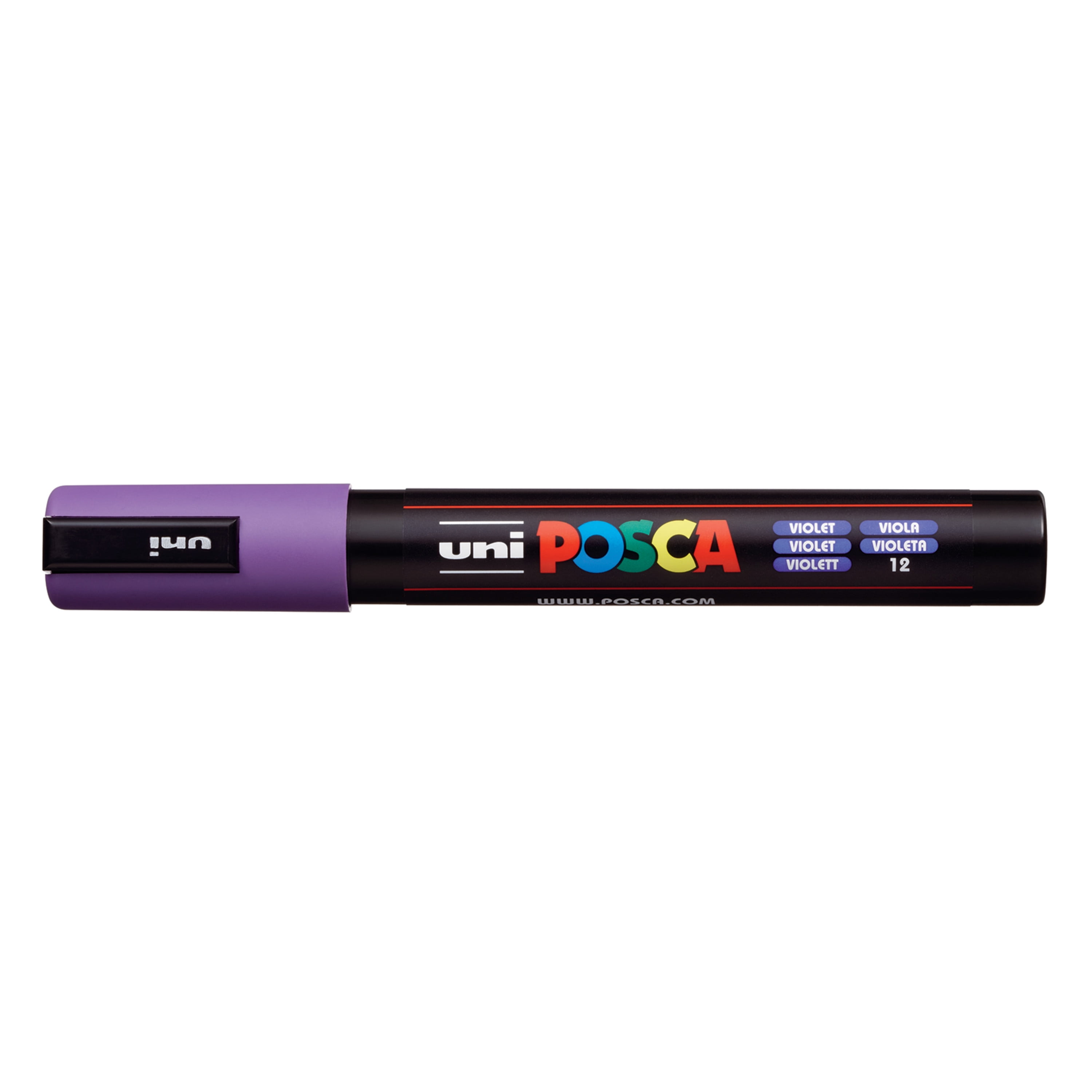 POSCA Paint Marker, PC-1M Extra Fine, Black, Water-Based, 0.7mm
