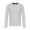 Gray, variant on Men's Ultra Soft Bamboo Viscose T-Shirt Curve Hem Lightweight Cooling Long Sleeve Shirt