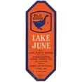 thumbnail image 3 of Anonymous 12x24 Black Modern Framed Museum Art Print Titled - Lake June Citrus Label (1930-1950), 3 of 5