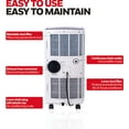 thumbnail image 4 of Honeywell 6,100 BTU (9,100 BTU ASHRAE) Portable Air Conditioner 400 sq. ft. 115-Volt , MO08CESWK6, 4 of 16