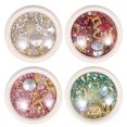 thumbnail image 1 of 4 Boxes Nail Sequins Manicure Charm Assorted Diamond Bead Nails Rhinestone Nail Art Stickers Decorations DIY Accessories, 1 of 8