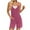 AA-Hot Pink, variant on Mothers Day Gifts! Rompers for Women Summer Casual Sleeveless Spaghetti Strap Jumpsuit Solid Color Ribbed Knit Shorts Overalls with Pockets Loungewear Khaki M