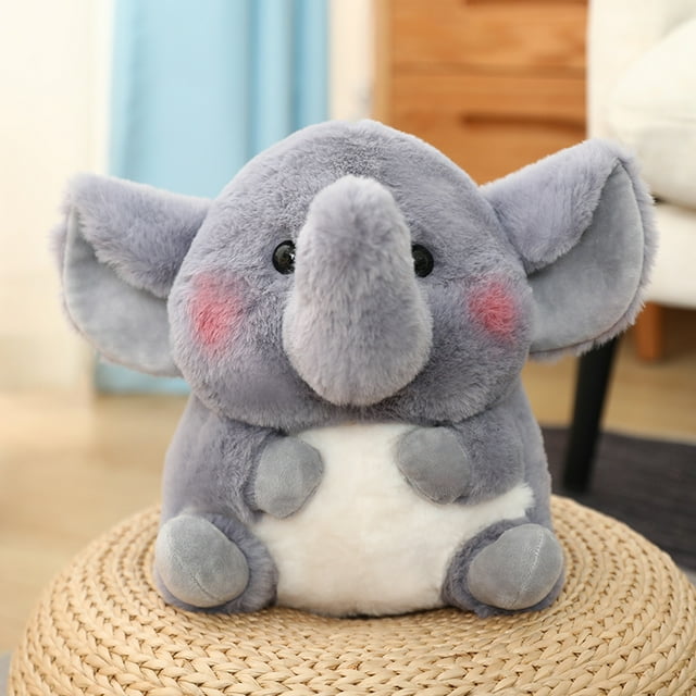 6 Styles New Animal Sweet Pig Monkey Penguin Rabbit Plush Toy Soft Cartoon Elephant Cows Stuffed Doll Baby Pillow Girl Baby Gift