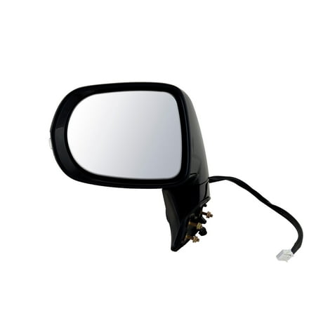 70162T - Fit System Driver Side Mirror for 13-15 Lexus RX350, RX450h, Canada &Japan Built, black, PTM, signal, memory, puddle lamp, fold, w/o auto dimming, w/o blind spot detection, Heated