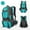 Sky Blue, variant on 50L Lightweight Hiking Backpack for Men and Women, Water-Resistant Outdoor Camping Backpack with Breathable Back Support, 45+5 Liter Capacity for Travel and Trekking