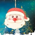 thumbnail image 1 of Fiudx Colgante de Árbol de Navidad, Diseño de Madera Tallada a Mano, Ambiente Festivo, Decoración Navideña Única, Accesorio para Fiestas En Casa, Perfecto para Celebraciones Familiares, Tamaño de Col, 1 of 3