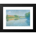 thumbnail image 2 of Achille Laugé 18x13 Black Modern Framed Museum Art Print Titled - La Garonne in Toulouse (circa 1920s), 2 of 5