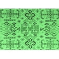 thumbnail image 1 of Ahgly Company Indoor Rectangle Abstract Emerald Green Modern Area Rugs, 7' x 10', 1 of 4