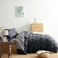 thumbnail image 5 of Nestl Boho 3 Piece Duvet Cover Set, Tufted Embroidery Double Brushed Duvet Cover with Button Closure with 2 Pillow Shams, Twin (68"x90") - Gray, 5 of 8