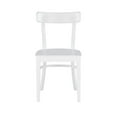 thumbnail image 6 of Linon Ada Beechwood Chairs Commercial Grade Fully Assembled Set of 2 in White, 6 of 7