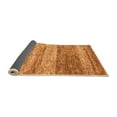 thumbnail image 2 of Ahgly Company Indoor Round Oriental Orange Modern Area Rugs, 7' Round, 2 of 4
