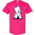 thumbnail image 3 of Inktastic Candycane Cutie Westie T-Shirt, 3 of 5