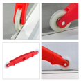 thumbnail image 5 of 2 piezas de doble rodamiento de bolas de nailon ranurado a mano herramienta de cribado de rodillos de ranura con mango de nailon para instalación de puerta y ventana, 5 of 5