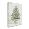 thumbnail image 3 of Rustic Seashell Christmas Tree Holiday Graphic Art Gallery Wrapped Canvas Print Wall Art, 3 of 7