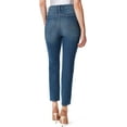thumbnail image 3 of Jessica Simpson Womens Spotlight High Rise Slim Straight Ankle 14 Plus Midnight Sun - Destruction, 3 of 4