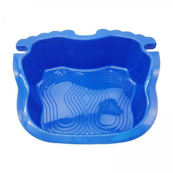 2X Bañera de plástico para pies de piscina Bandeja para pies de natación Bañeras de para pies shamjiam Lavabo para remojar los pies