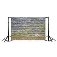 thumbnail image 3 of ABPHOTO 7x5t Photography Backdrop Brick Walls with Green Moss Stone Floor Photo Background Backdrops, 3 of 4