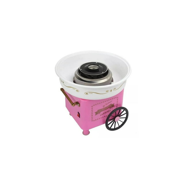 Máquina de algodón de azúcar retro para hacer algodón de azúcar, vintage, rosa