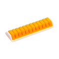 thumbnail image 1 of Organizador de señuelos de pesca con mosca compacto y resistente de silicona con 11 ranuras para ahorrar espacio. Naranja, 1 of 9