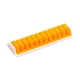 thumbnail image 1 of Organizador de señuelos de pesca con mosca compacto y resistente de silicona con 11 ranuras para ahorrar espacio. Naranja, 1 of 9