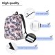 thumbnail image 3 of Balery Tropics Palm Trees Mochila Clásica Impresa Básica para Viaje, Mochila Escolar Resistente al Agua, Mochila de Lona con Correas Ajustables-Small, 3 of 5