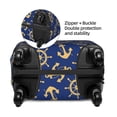 thumbnail image 4 of Bixox Washable Anchors and Nautical Printed Luggage Cover, Fashion Suitcase Protector Fits for Medium luggage, 4 of 8