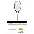 thumbnail image 3 of HEAD IG Speed Junior 25" Tennis Racquet, 100 Sq. in. Head Size, White/Black, 8.5 Ounces, 3 of 3