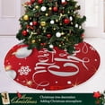 thumbnail image 6 of Coolnut Christmas Christmas Tree Skirt Home Decoration Large Round Christmas Tree Skirt for Holiday Party Home Christmas Day Ornaments,35.4", 6 of 6