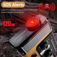 thumbnail image 2 of AM FM SW Banco de energía de emergencia Alarma SOS Luz LED Manivela Radio meteorológica solar, 2 of 6