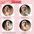 thumbnail image 5 of Ear Piercing Kit, 4 Pack Self Ear Piercing Gun, Disposable Self Body Piercing Kit with Earring Studs Ear Piercing Needle Kit for Salon Home (White-Gold), 5 of 5