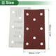 thumbnail image 4 of 70 Pcs Papel de Lija Rectangular 8 Agujeros 1500 Grano Hojas de Lijado de Gancho y Bucle Universal para Reacondicionamiento Automotriz 180x95mm Óxido de Aluminio Rojo, 4 of 7