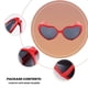 thumbnail image 5 of Fashion Cute Retro Love Heart Shape Lolita Sunglasses Fancy Dress Party HOT - Red, 5 of 5