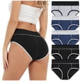 thumbnail image 4 of Eashery Womans Brief Panty High Waist Breathable Womens Briefs Underwear Multicolor 2XL, 4 of 5