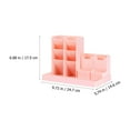 thumbnail image 2 of Nestingho Organizador De Bolígrafos Plástico Rosa Para Escritorio Combinado Y Multi Cuadrícula, 2 of 8