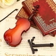 thumbnail image 5 of World's Smallest Playable Violin Exquisite Handcrafted Detail Perfect Present for Music Lovers, 5 of 5