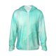 thumbnail image 1 of Balery Cyan Mint Marble Sudadera ligera de manga larga con capucha y protección solar UPF 50+ para hombre y mujer, ideal para pesca y running-Small, 1 of 7