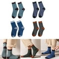 thumbnail image 3 of ZYHARUKO Boot Socks for Men Cushions Socks Thick Geothermal Sock Warm Winter Ankle Socks Casual Cosy Crew Socks Hiking Cosy Socks, 3 of 19