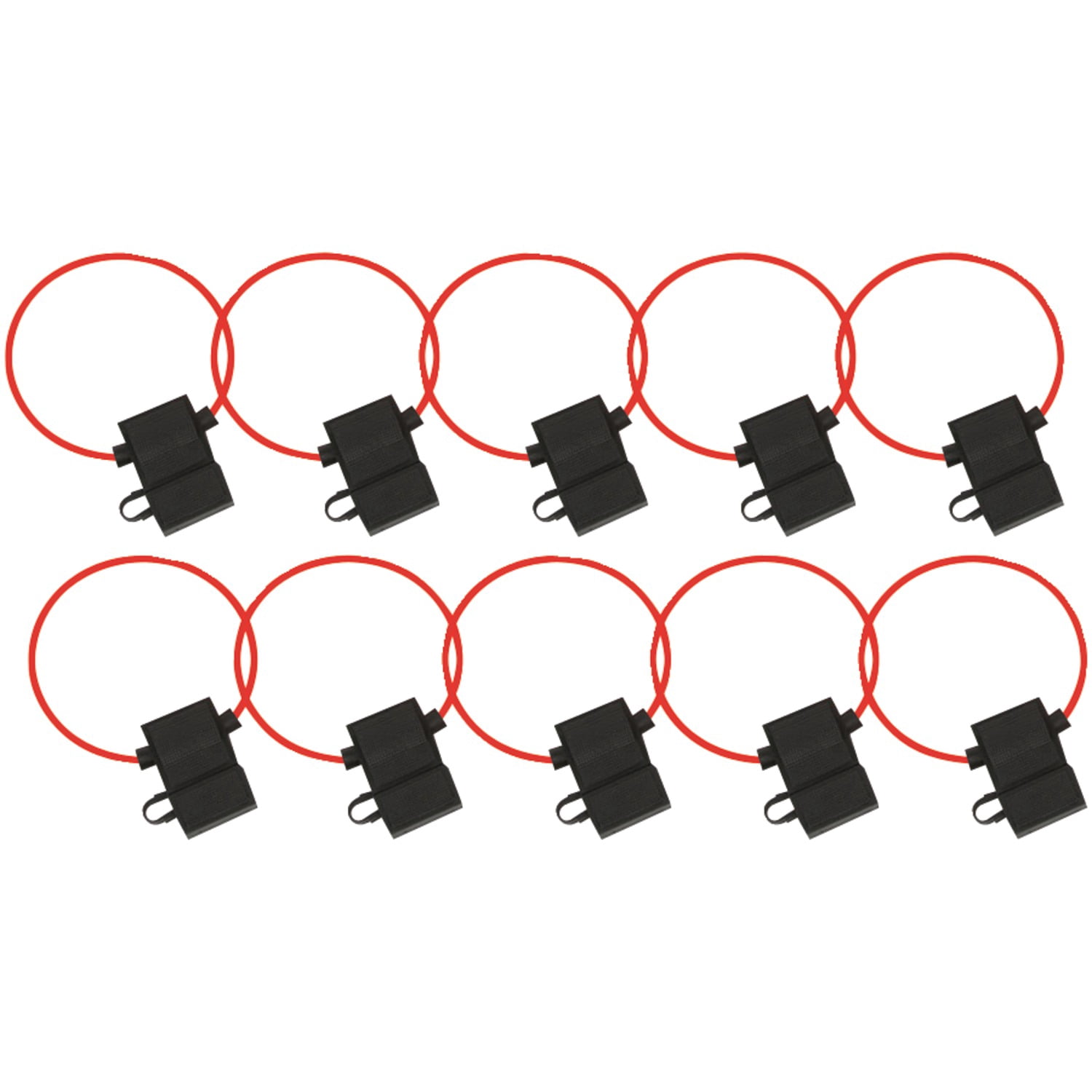 Harmony Audio HA-MAXI50 50A Maxi Fuse Holder 3-Pack – Nickel Finish