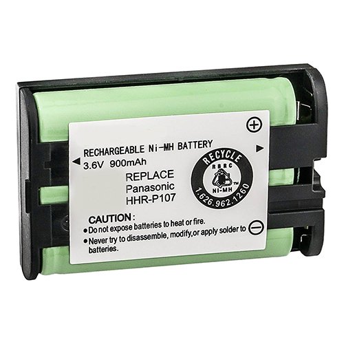 Replacement for Panasonic HHRP107 NiMH Cordless Phone Battery
