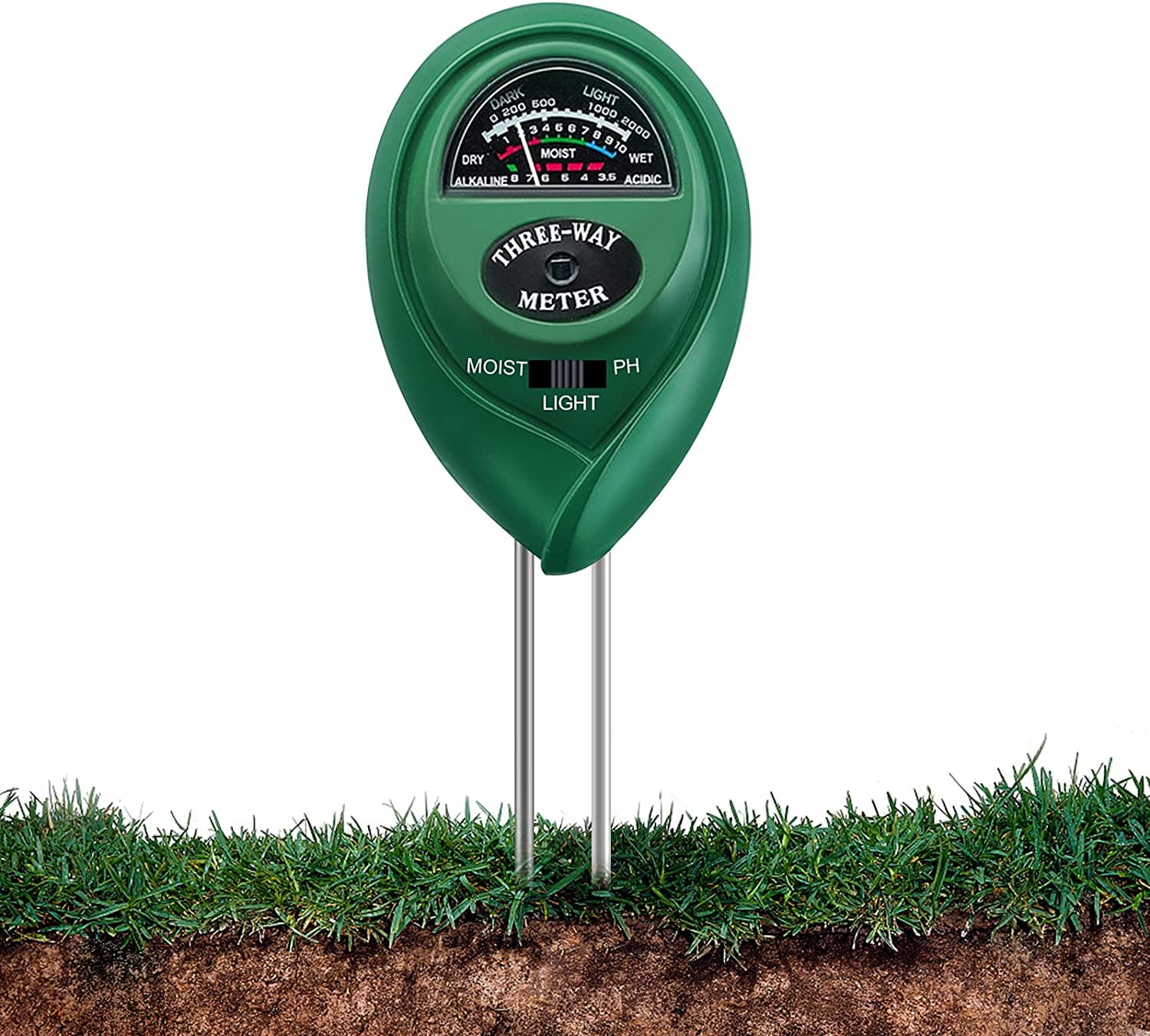 Soil Moisture Meter, 3 In 1 Soil Tester, Soil Meter Moisture Meter For