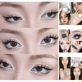 thumbnail image 2 of White Black Matte Highlight Palettes Bright Eye Shadow Lying Cosmetics Silkworm Makeup Powder, 2 of 6